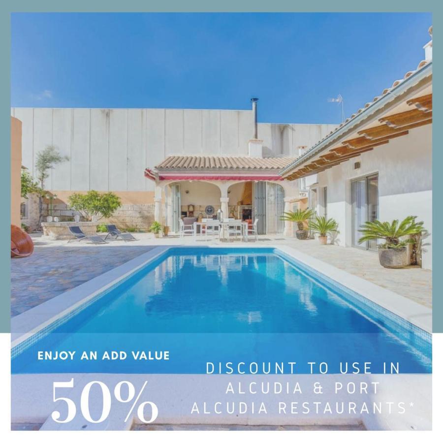 Ca Na Pessina,Con Piscina Privada Villa Sa Pobla Exterior foto